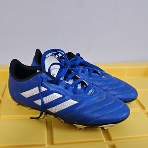 adidas Blue White Kids Soccer Cleats